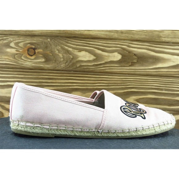 Circus Sam Edelman Sz 9.5 M Pink Round Toe Espadrilles Fabric Leni 8 - Picture 5 of 8